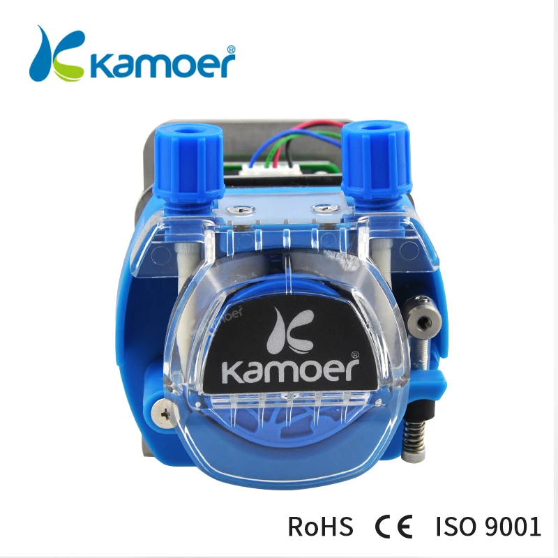 Kamoer KCM-ODM 12 V/24 V Мини Насадка На шланговый насос с трубкой Небольшой Поток шагового двигателя(13,5~ 320 мл/мин., 4/8 роторов