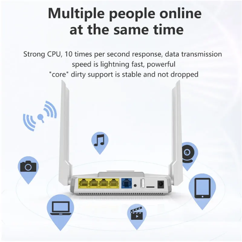 Двухдиапазонный беспроводной Wi-Fi роутер YY 5 ГГц 802.11AC 1200 Мбит/с для дома и офиса