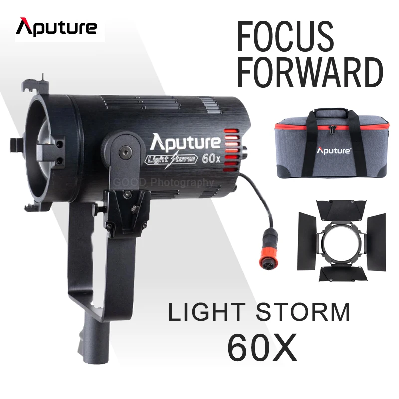 

Свет Aputure STORM 60X видео свет 2700-6500K светодиодный фон для фотосъемки освещение для Камера Live 60 Вт Портативный наружного освещения при фотографи...