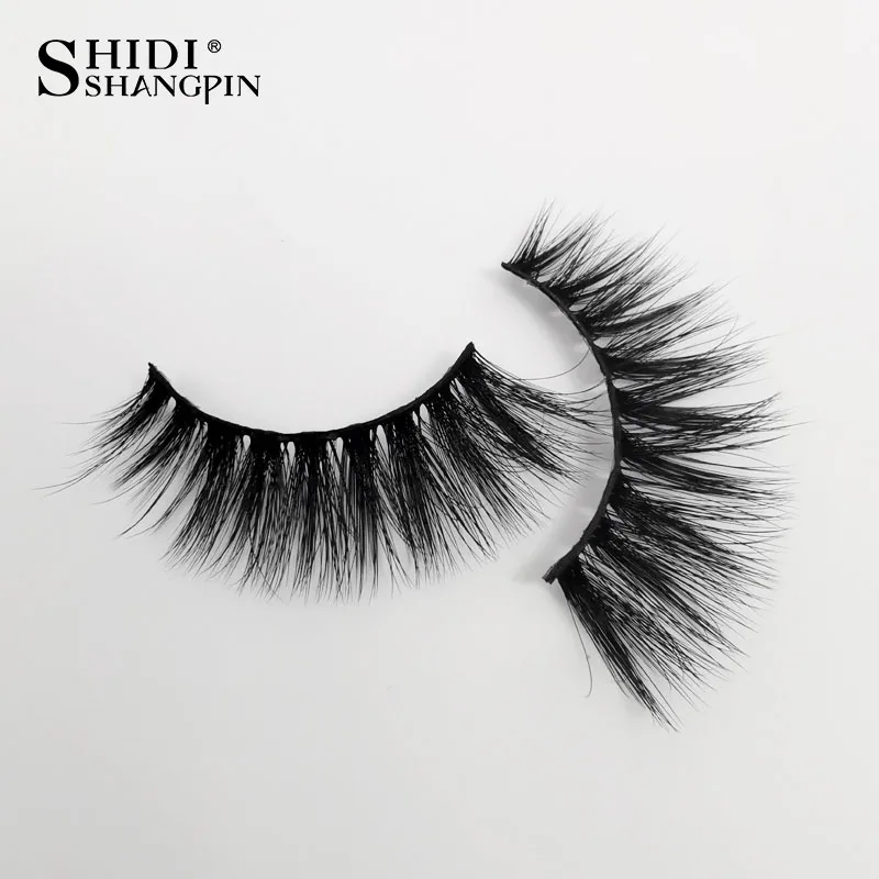 Shidhangpin 3/5 пар 100% настоящие норковые ресницы 3D натуральные накладные мягкие для
