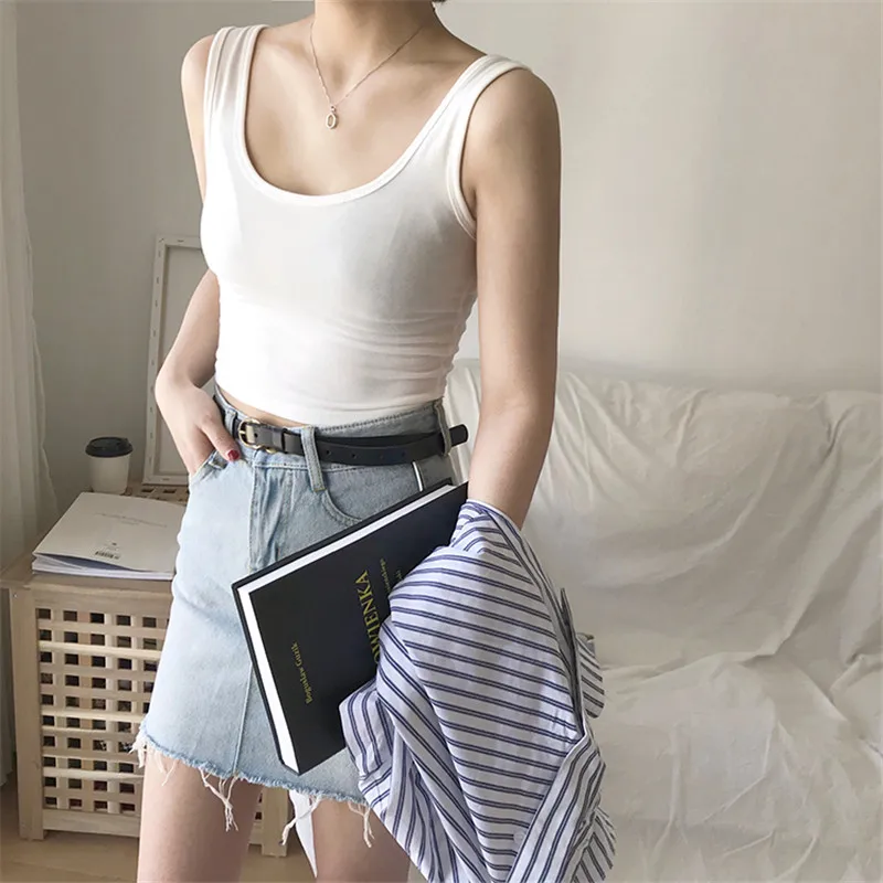 Кроп-топ Susi &amp Rita женский без рукавов повседневный пляжный топ пикантная уличная