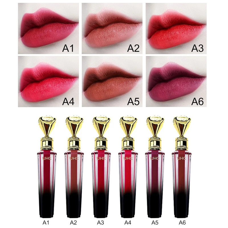 Алмазная туманная глазурь для губ стойкая увлажняющая водостойкая косметика