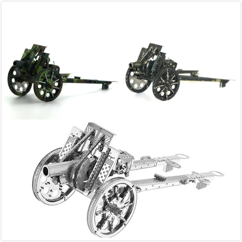 Красочный Тип 92 батальон пистолет 3D металлические пазлы камуфляжная модель DIY