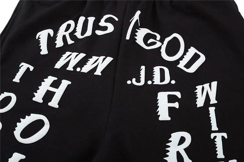 Мужские и женские тренировочные штаны Kanye сервисные брюки CPFM.XYZ с кулиской