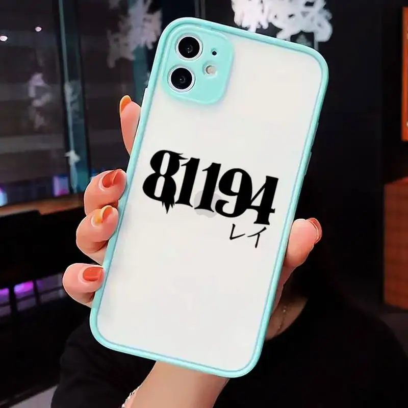 

Anime The Promised Neverland Phone Case Matte Transparent for iPhone 7 8 11 12 s mini pro X XS XR MAX Plus cover funda