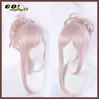 FGO Миямото Мусаси парик длинные вьющиеся розовые волосы вьющийся косичка судьба большой заказ косплей Хэллоуин ролевые игры