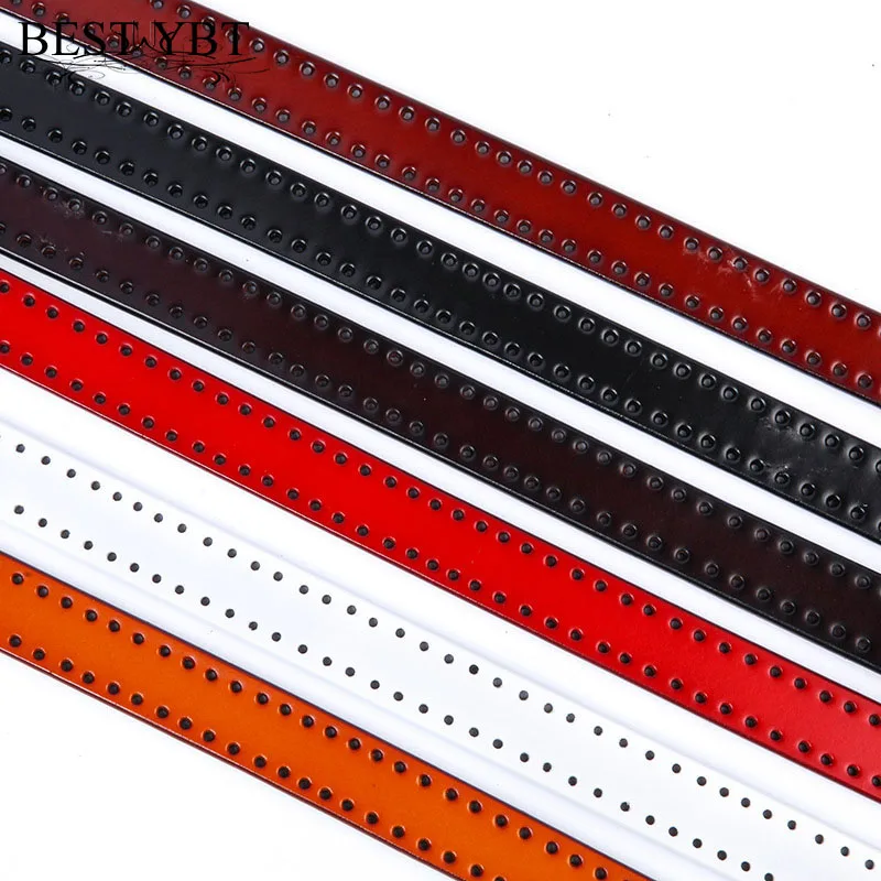 

Best YBT Women Imitation Leather Belt Alloy Pin Buckle Belt Hollow Creative Style Thin Fashion Design Casual Wild Women's Belt
