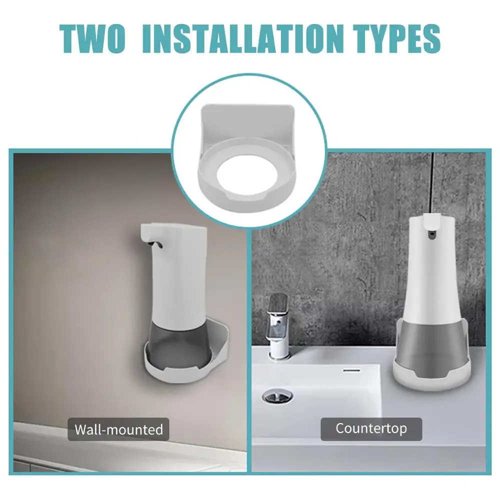

230mL Foam Soap Dispenser Infrared Hand-free Touchless Soap Dispenser Automatic Hand Soap Dispenser for Bathroom Kitchen