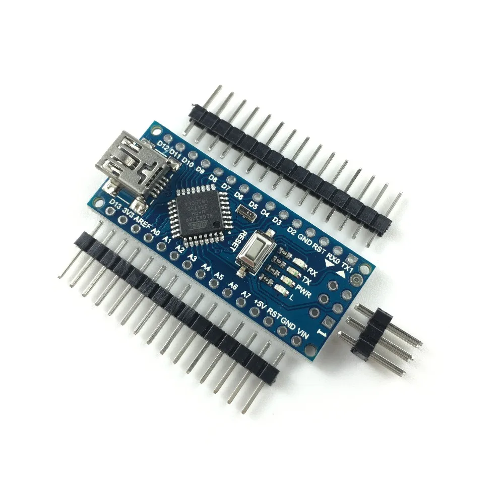 100 шт./лот Nano 3,0 контроллер совместимый для arduino nano CH340 USB драйвер не припаян Atmega328P контроллер для Arduino