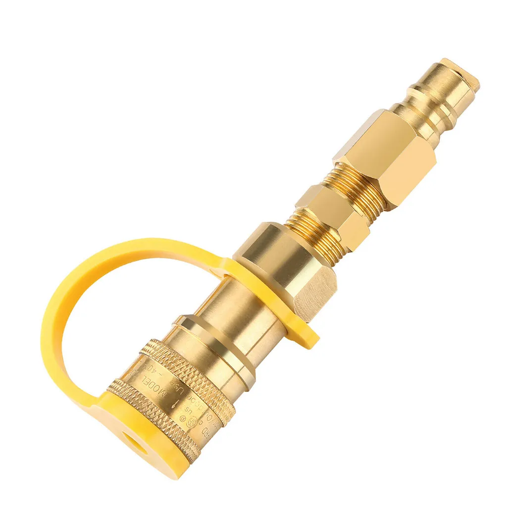 

Kit Connector LP Gas Low Pressure Natural Gas Propane Quick Tools 3/8 Inch