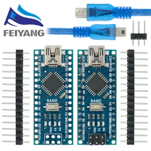 Контроллер Nano 3,0 ATMEGA328P168P с NRF24L01 для Ardunio, совместимый с драйвером CH340, 10 шт.