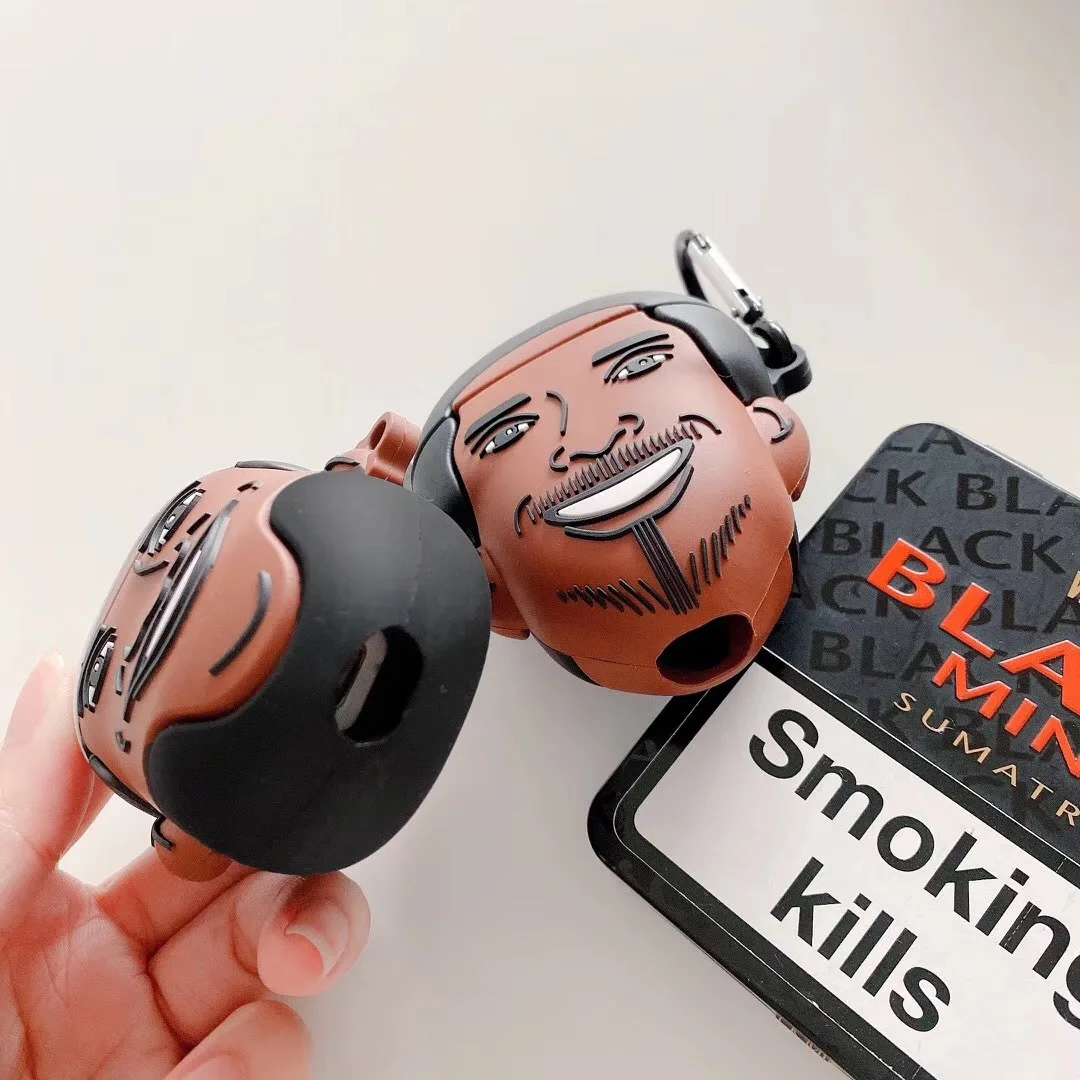 

For AirPod 1 2 3 Pro Case Kobe Sport Star Cartoon Soft Silicone Wireless Earphone Cases For Apple Airpods Case Cute Cover Funda