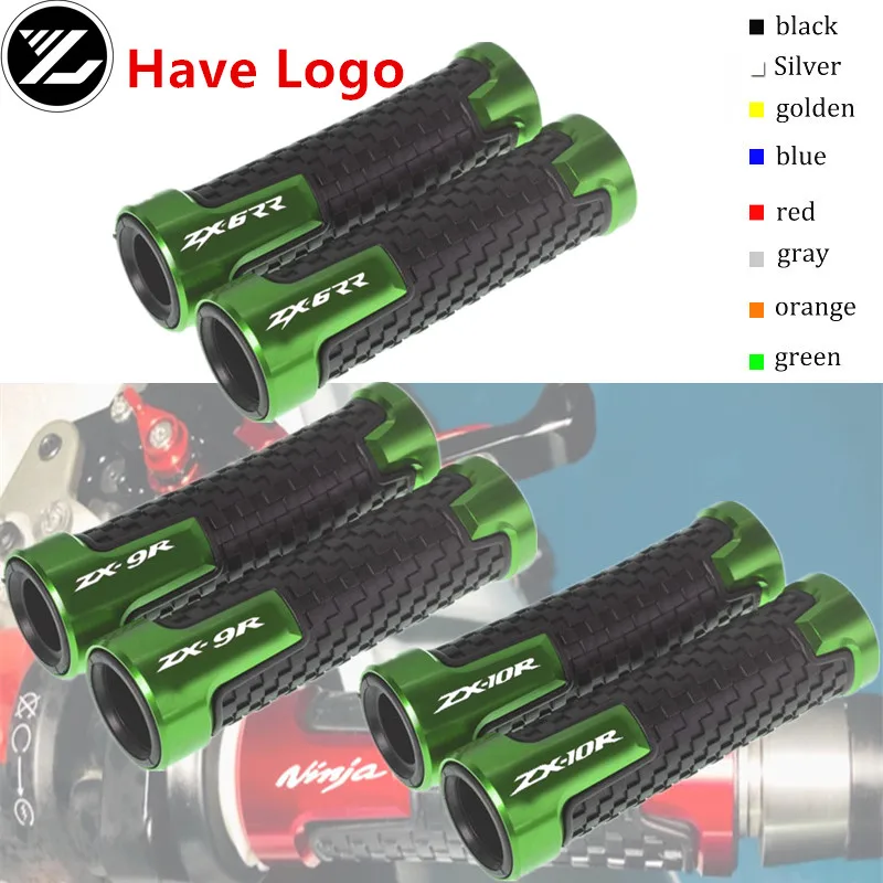 Аксессуары для мотоциклов 7/8 дюйма 22 мм наконечники ручки с ЧПУ kawasaki ZX 10R Ninja ZX6R ZX636R