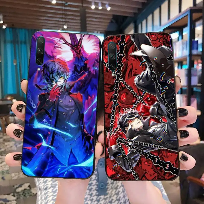 Роскошный чехол для телефона p5 P Persona 5 с уникальным дизайном Huawei P40 P30 P20 lite Pro Mate 20