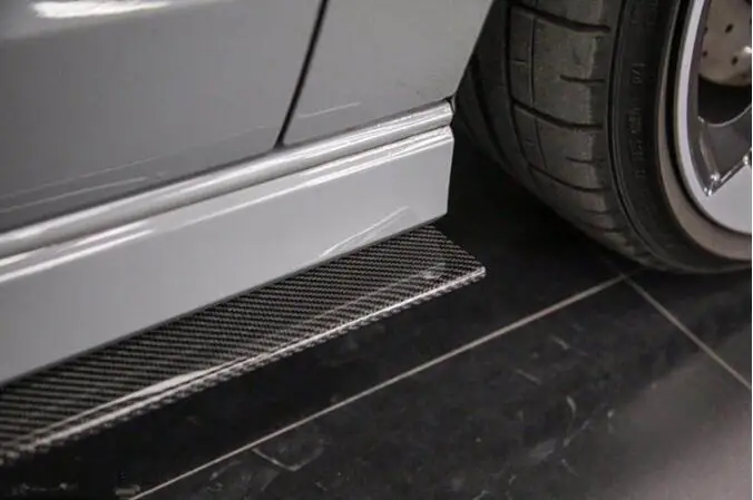 Новинка автомобильные боковые юбки из натурального углеродного волокна A3