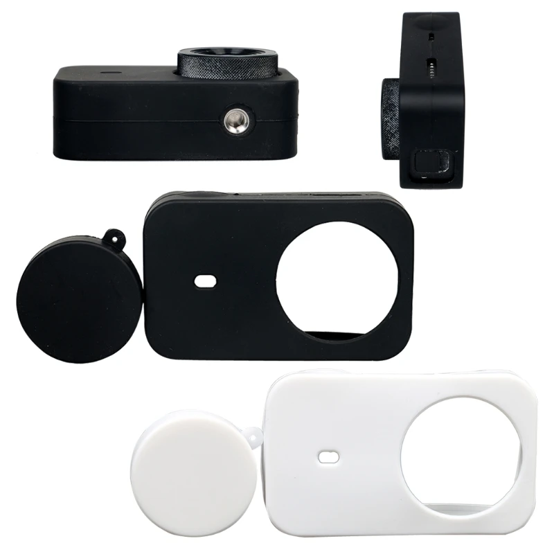 Силиконовый мягкий чехол с защитной крышкой для объектива - Цена: 141.37