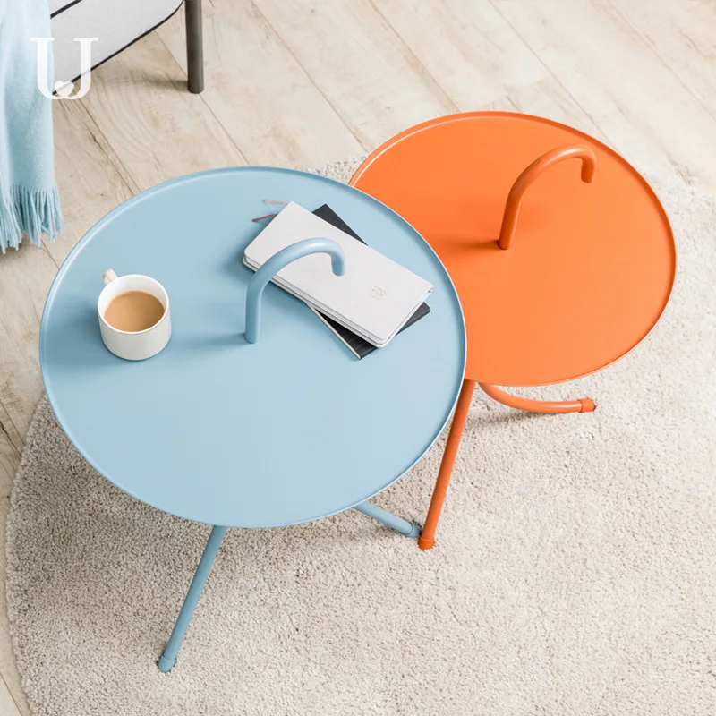 Кованый столик с ручкой из кованого железа домашний Простой Модный журнальный