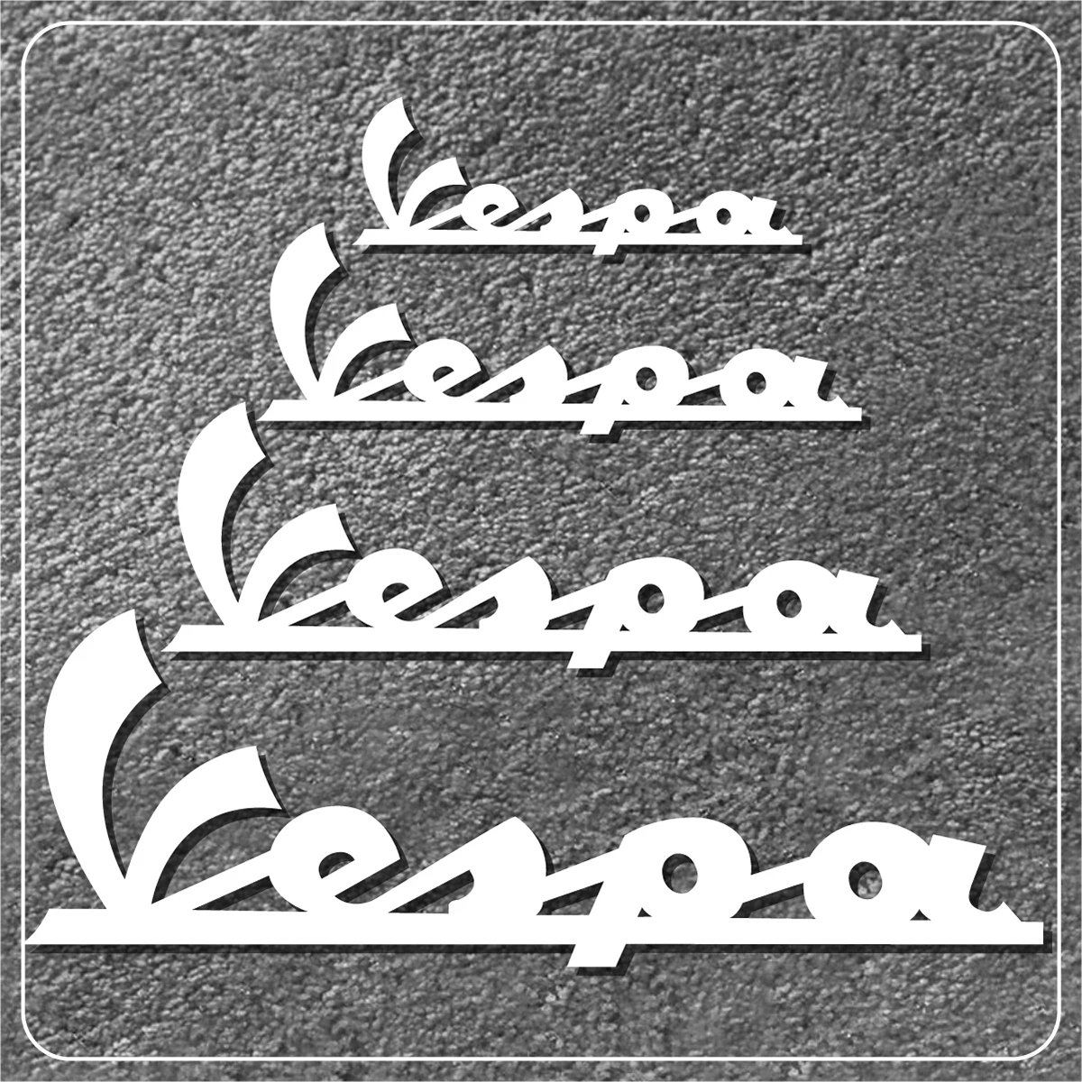 Светоотражающие наклейки на мотоцикл Vespa|Наклейки и стикеры| |