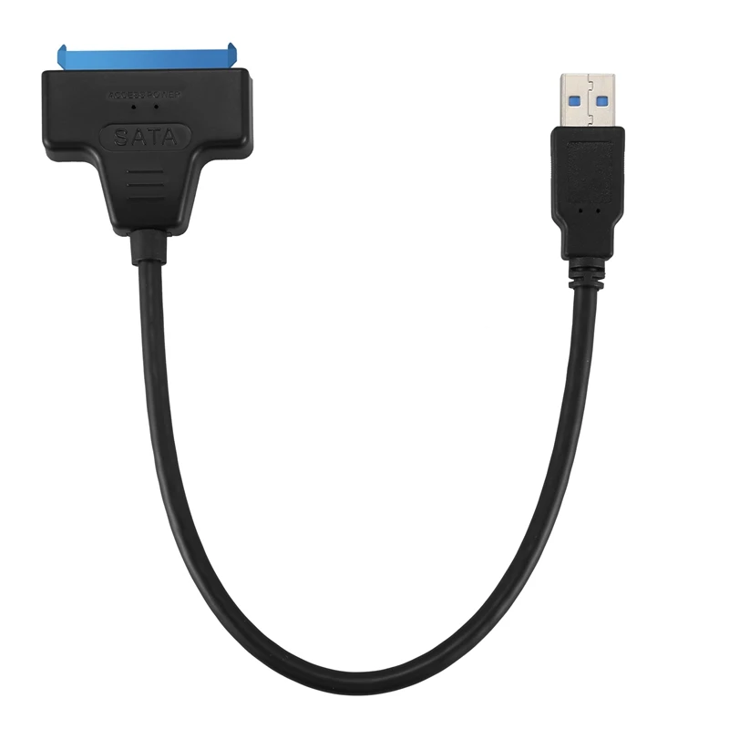 Конвертер USB кабель для передачи данных 3 0 порт Sata III SSD / HDD 2 5 дюйма черный/антрацит