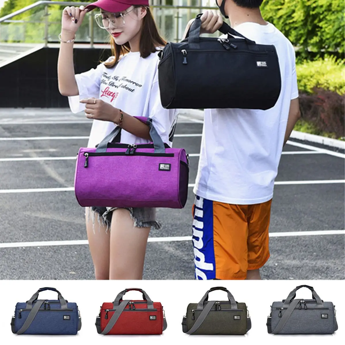 

Ladies sports bag new men and women portable yoga swimming fitness backpack sports bag duffel bag