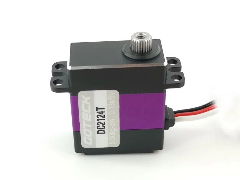 Цифровой серводвигатель Goteck DC2124T без сердечника металлическая Шестерня