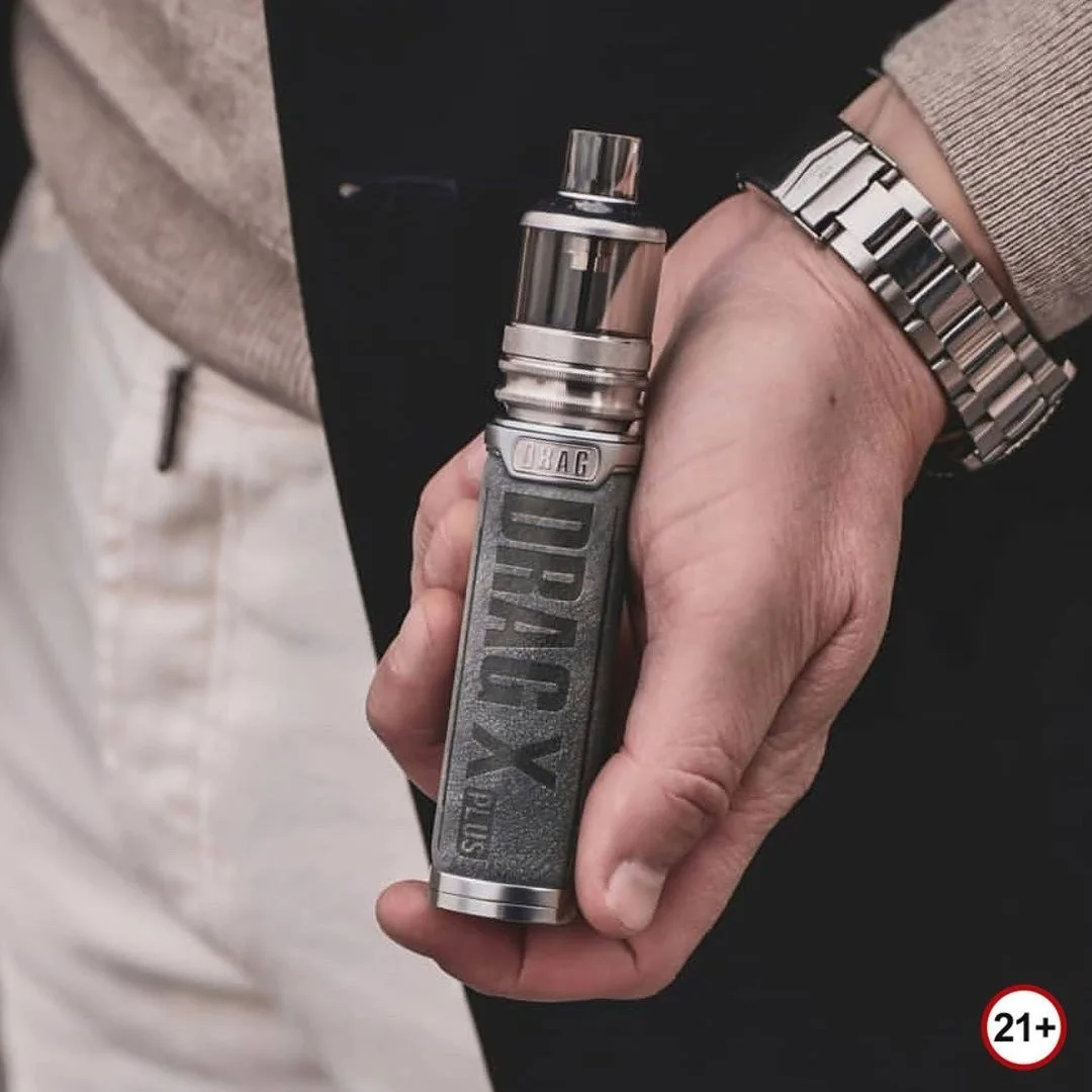 Оригинальный VOOPOO перетащите X плюс Pod Комплект с 100W Mod и 5 мл TPP танк Поддержка 21700