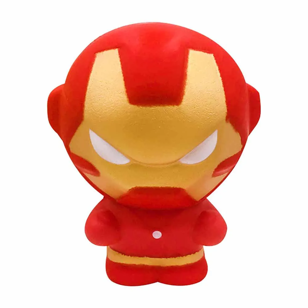 Iron man Торт мягкий супер герой Человек-паук олень сквиши игрушка сжимает сквиши игрушка сквиши медленно поднимающаяся игрушка для снятия стресса дети - Цвет: Iron man