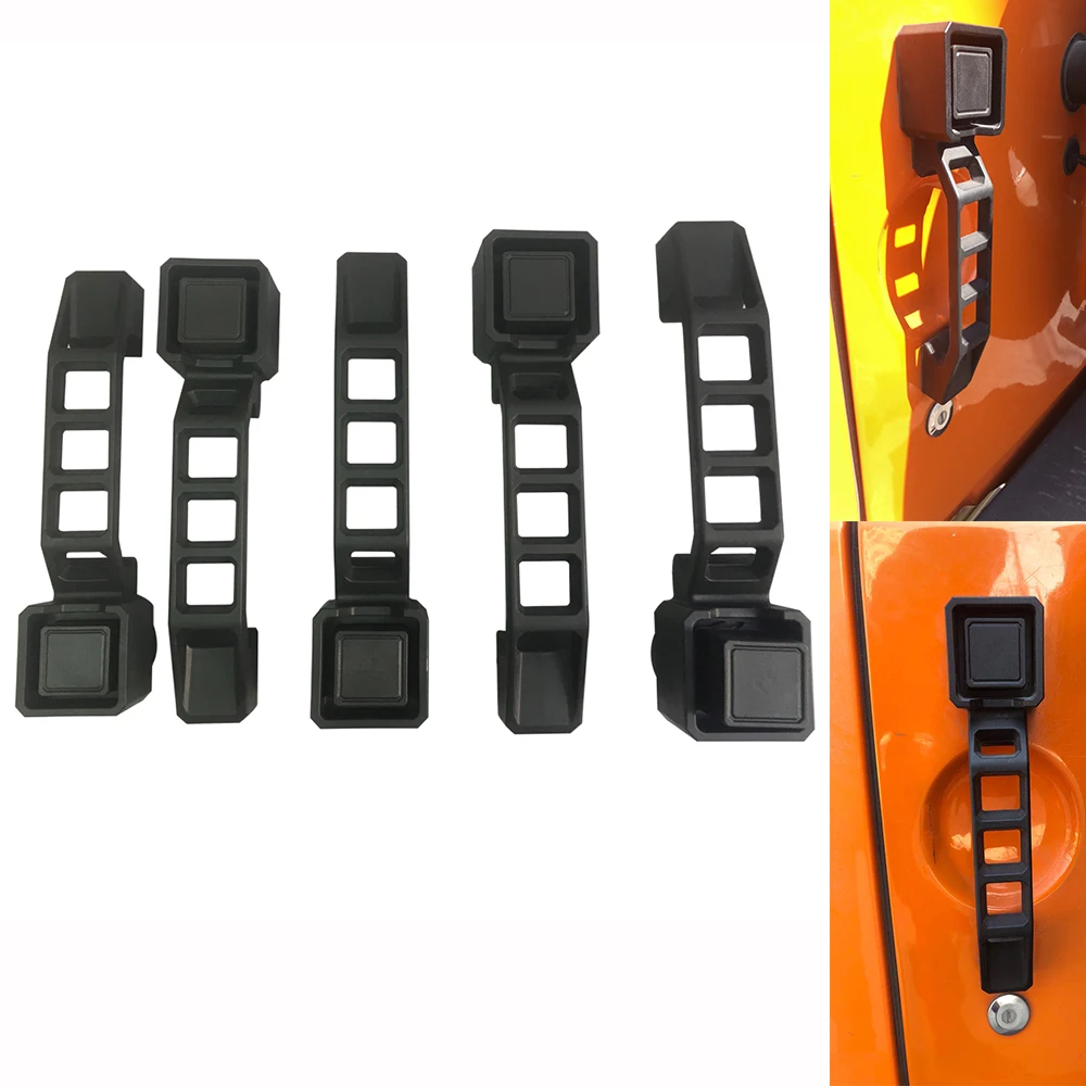 

for Jeep Wrangler JK 07-17 Black Exterior Door Handle Replacement J372 LANTSUN