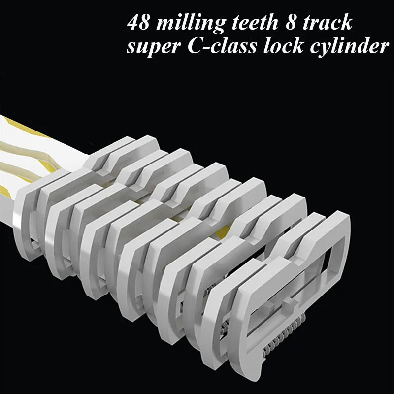 Цилиндр для двери спальни европейского стандарта 70 мм медный замок цилиндр