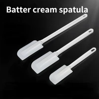 white rubber spatula butter batter protein mixing spatula baking cake accessories baking tools for cakes