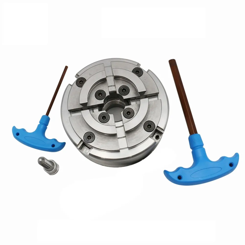 

Wood Lathe Chuck 4-Jaw Self Centering/4\\\\\\\" Scroll Chuck/100mm Chrome Plated