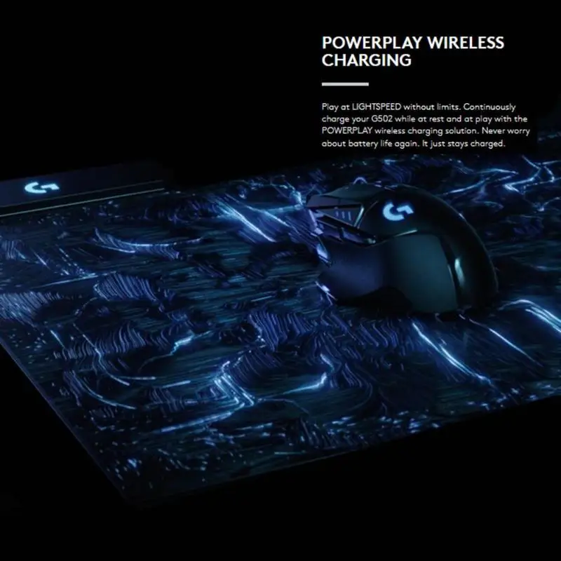 G502 2,4 ГГц Беспроводная игровая мышь 16000 dpi RGB макропрограммирование HERO 16K сенсор пластиковая нейтральная Сертификация 132x75x40 мм