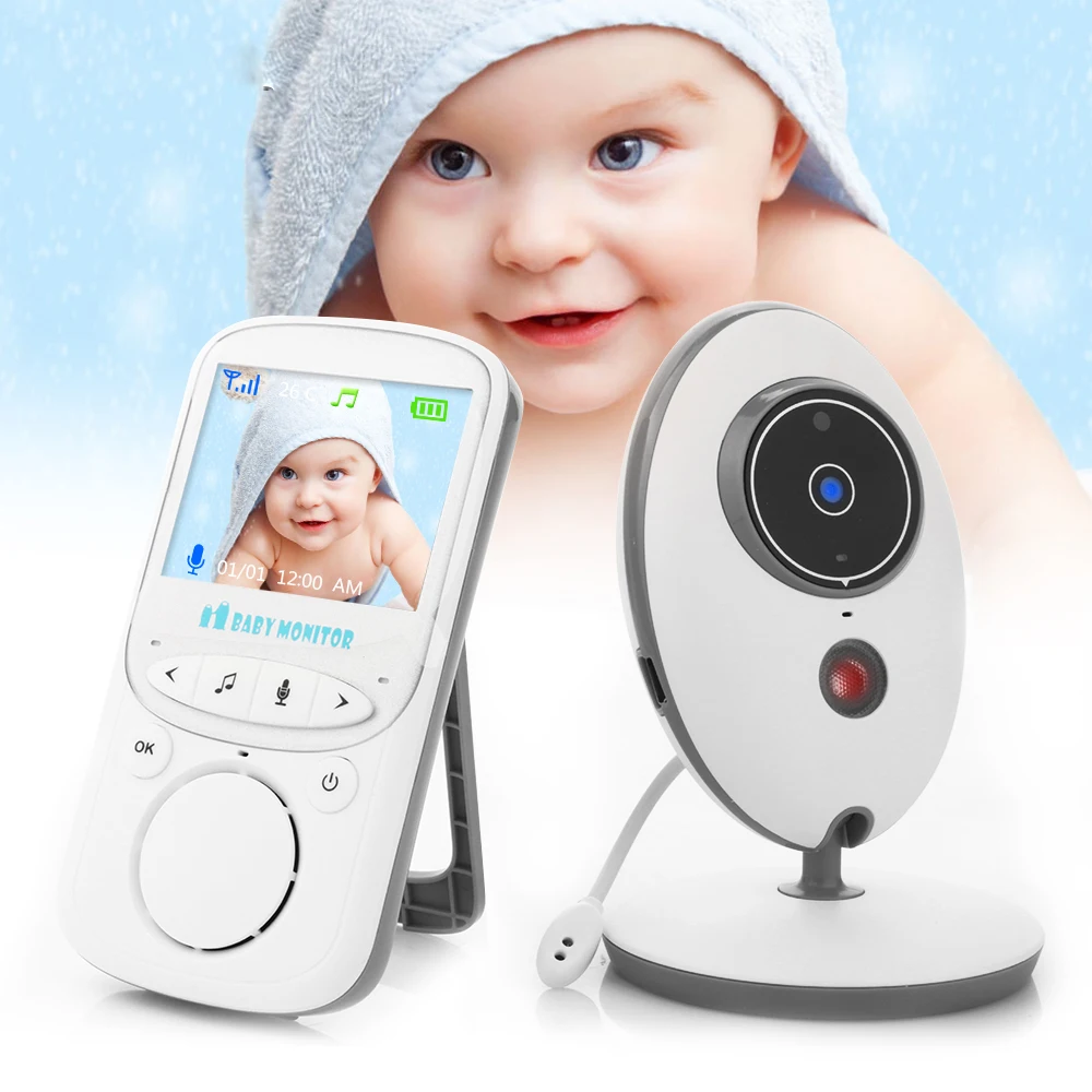 Беспроводной видео Детский Монитор lcd Аудио няня VB605 радио музыка работающий на