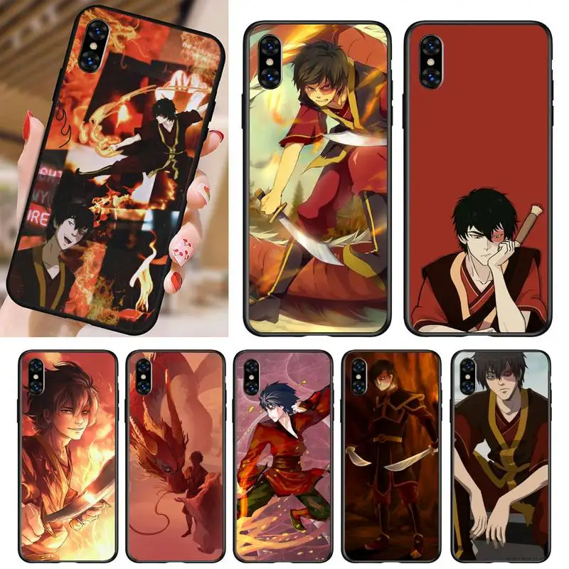 

prince Zuko Avatar anime Phone Case For Iphone 5 5s se 6 6s 7 8 11 12 X Xs Xr Pro Plus Max Mini