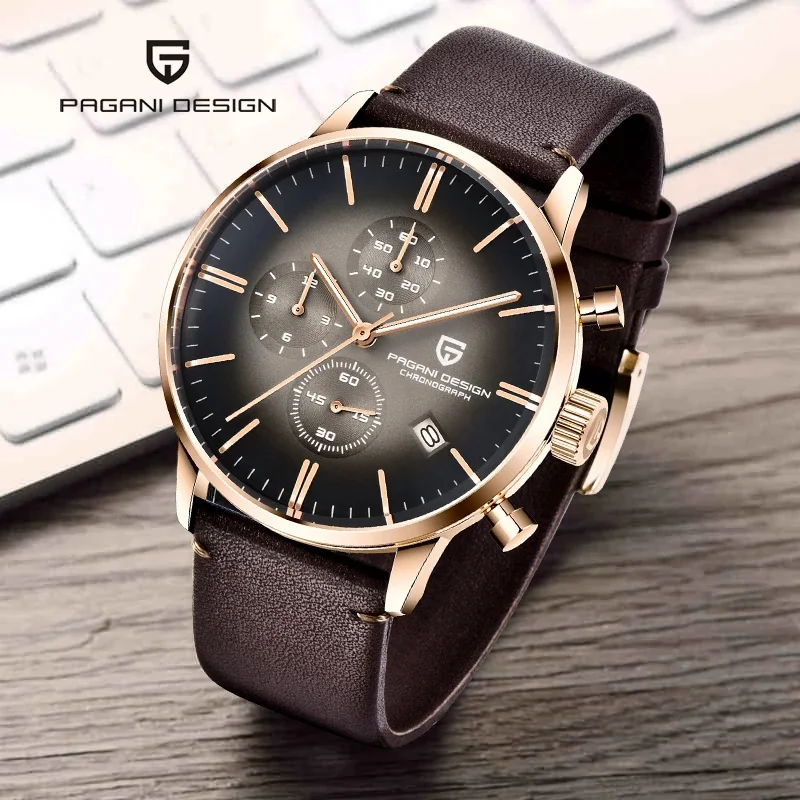 

PAGANI DESIGN 2021 New Top Brand Luxury Men's Quartz Watches Men Automatic Date Watch Waterproof Chronograph VK67 Reloj Hombre