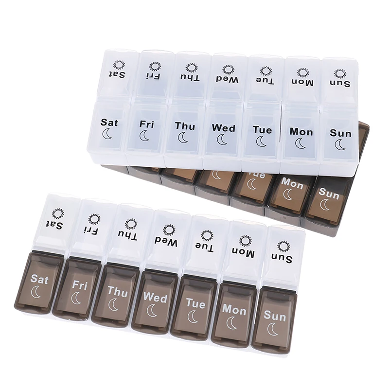

1 шт., органайзер для таблеток на 7 дней в неделю, 28 ячеек