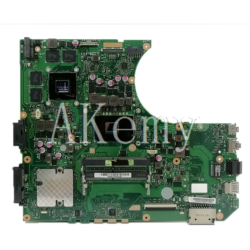 N552VW материнская плата для ноутбука For Asus VivoBook Pro N552VX N552V оригинальная HM170 I7-6700HQ