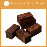 bowork 5pcs snakewood frog blanks for violin viola bow makers diy violin bow parts