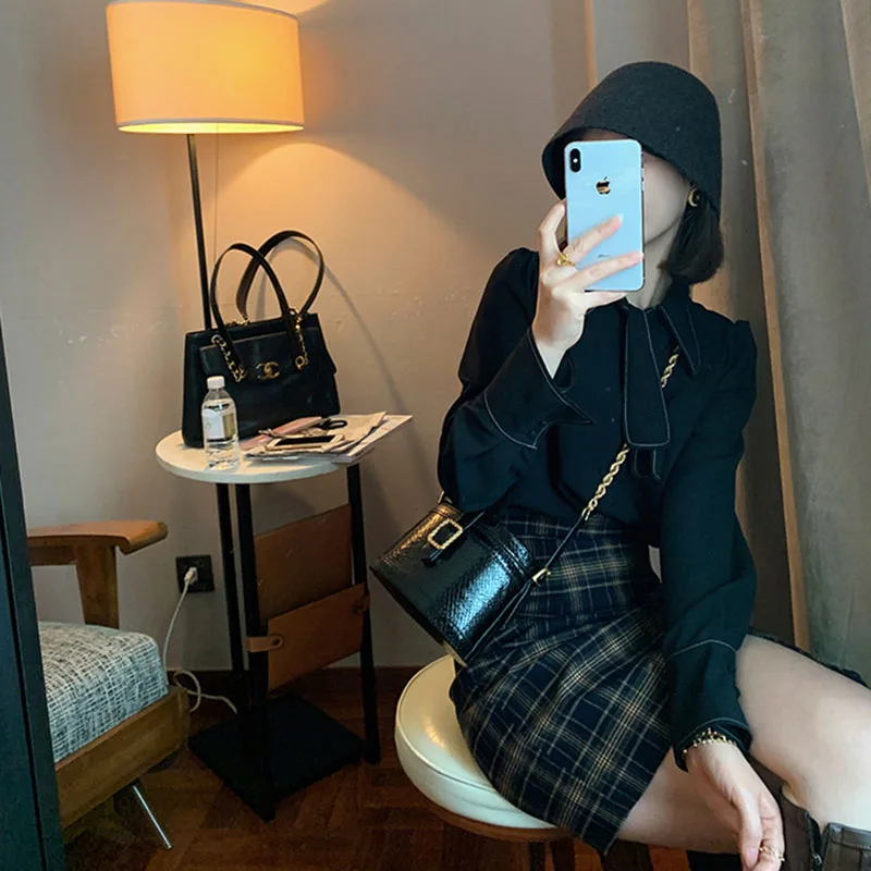 Элегантная темпераментная рубашка Женская официальная офисная модная весенняя