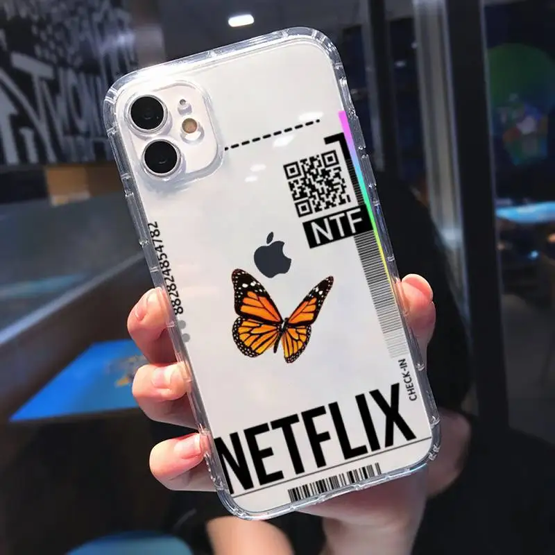 

World Country Label Air Tickets butterfly Phone Case Transparent soft For iphone5 5s se 6 6s 7 8 11 12 plus mini x xs xr pro max