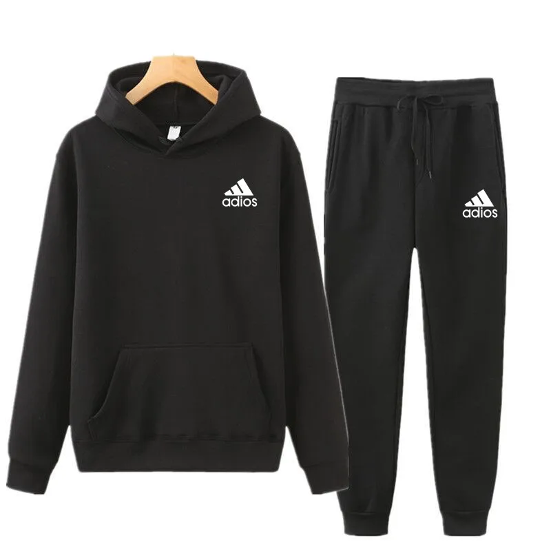 

2021 New Hot Sale Men's Hoodie Set Sportswear Pullover Set Hoodie + Sweatpants Fashion Men's Pullover Sweatshirt