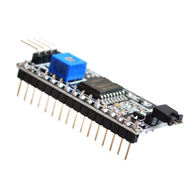 Адаптер для ЖК экрана PCF8574 IIC I2C TWI последовательный интерфейс SPI 1602 2004 LCD 1602| |