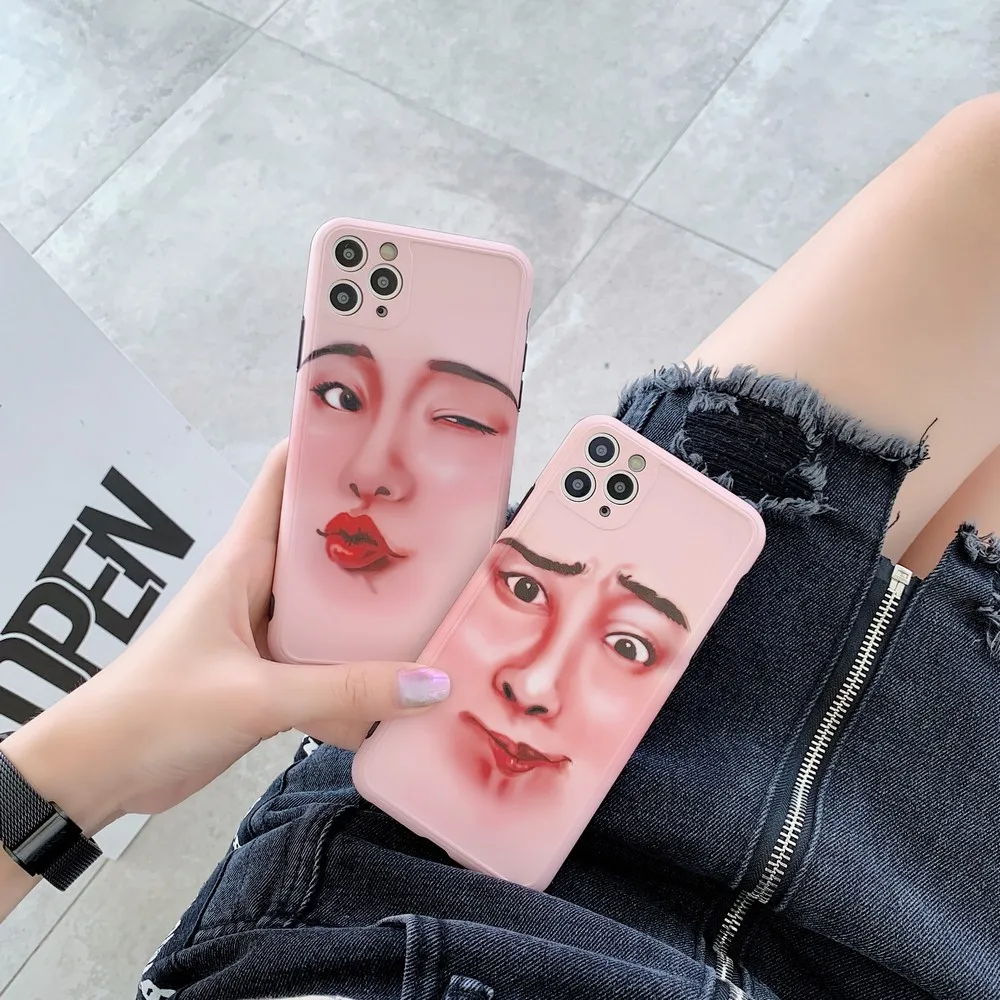 

Funny TPU phone case for iPhone 11 Pro Max X XS XR SE 2020 7 8 Plus silicone soft back cover super shockproof
