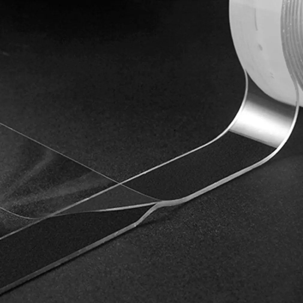 

Reusable Double-Sided Adhesive Nano Transparent Tape Removable Sticker Washable Adhesive Loop Disks Tie Glue Gadget