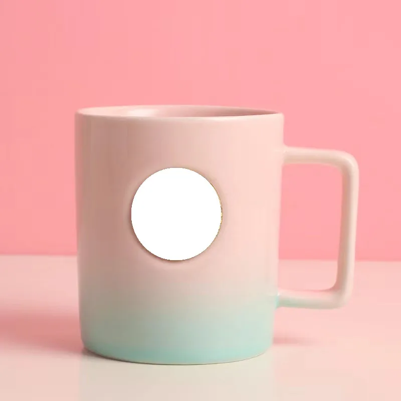 Новинка 2021 кофейная чашка богини градиентного цвета Весенняя вишни ретро | Дом и