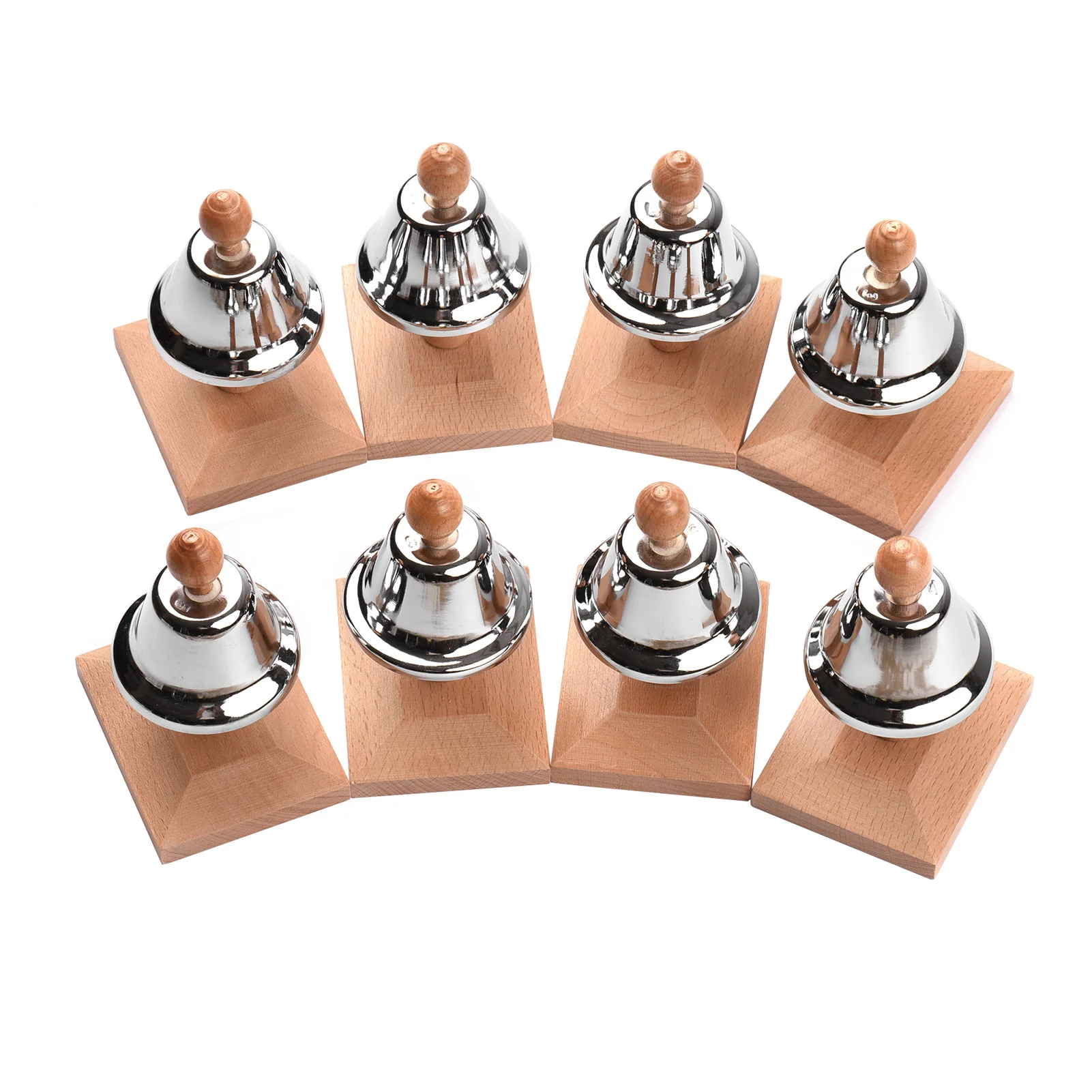 

8 Note набор ударных колокольчиков 8 шт. колокольчики ручные колокольчики настольные колокольчики с 2 маллетами детский музыкальный инструмен...