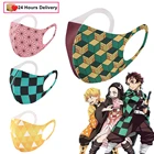 Аниме Demon Slayer Kimetsu No Yaiba маски Kamado Tanjirou Nezuko маска ручной работы Косплей Аниме косплей реквизит аксессуары для лица