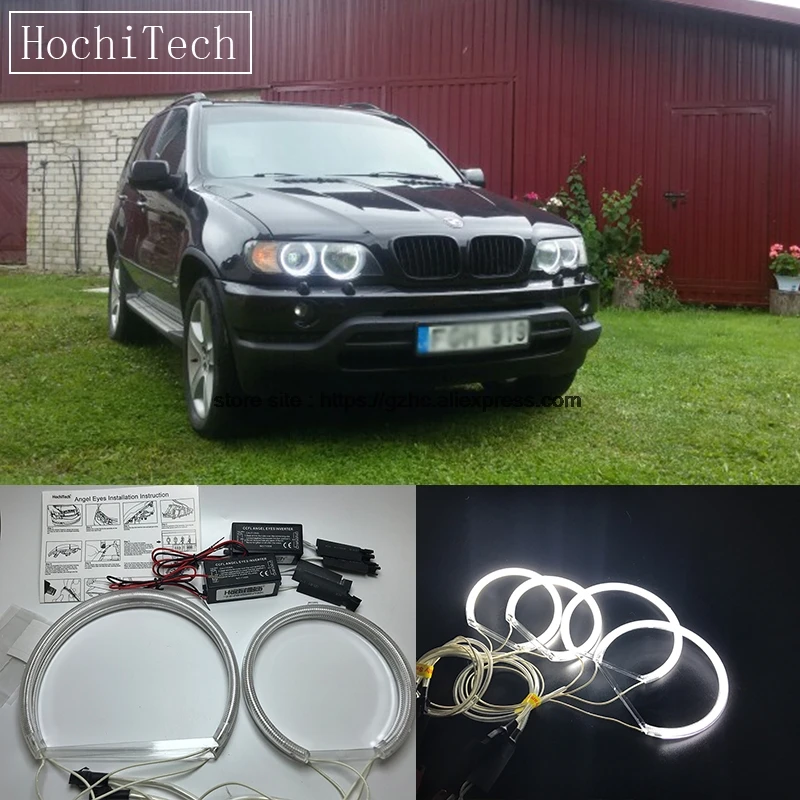 HochiTech для Bmw E53 X5 1999 2004 ультра ярсветильник дневной свет DRL CCFL глаза ангела демон