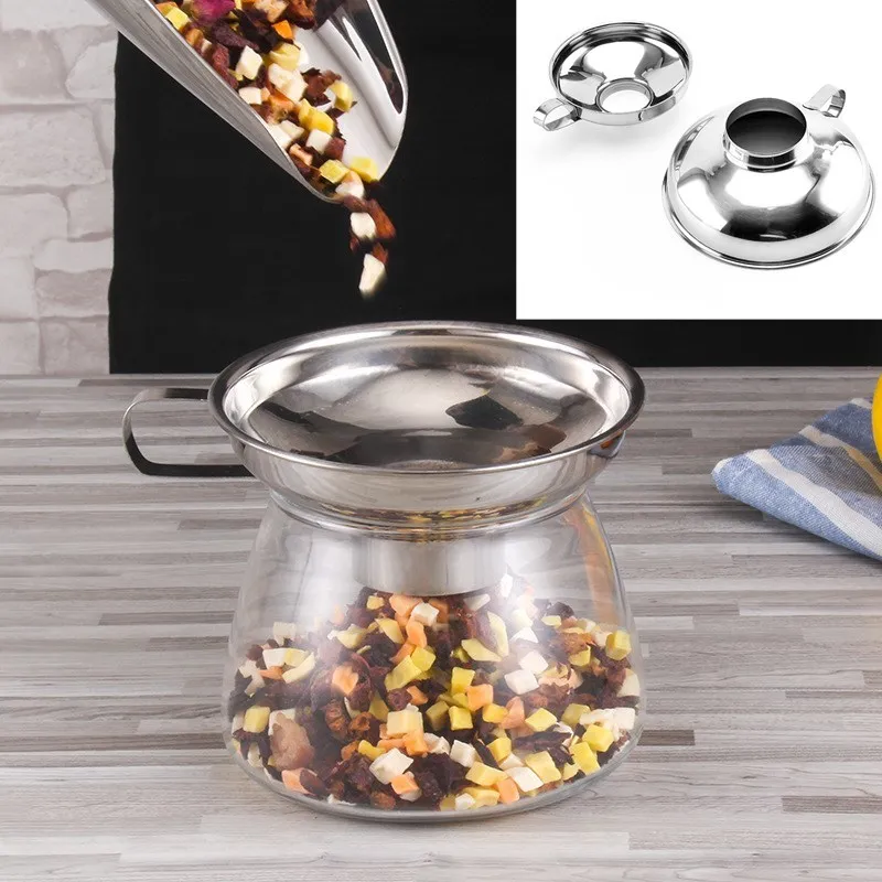 2 шт. консервная Воронка Из Нержавеющей Стали с широким горлышком воронка