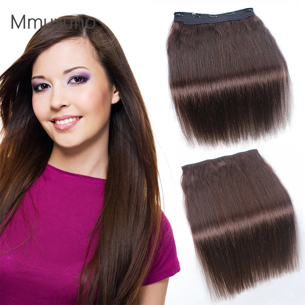 

Europe and the United States human hair no trace haircut big accessories flexible one piece clip hair